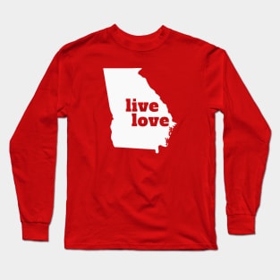 Georgia - Live Love Georgia Long Sleeve T-Shirt